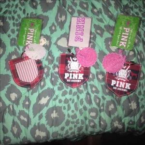 RARE VICTORIA SECRET PINK LUGGAGE TAGS